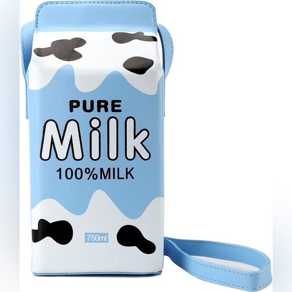 Handbags - New in Package Milk Carton Crossbody Bag